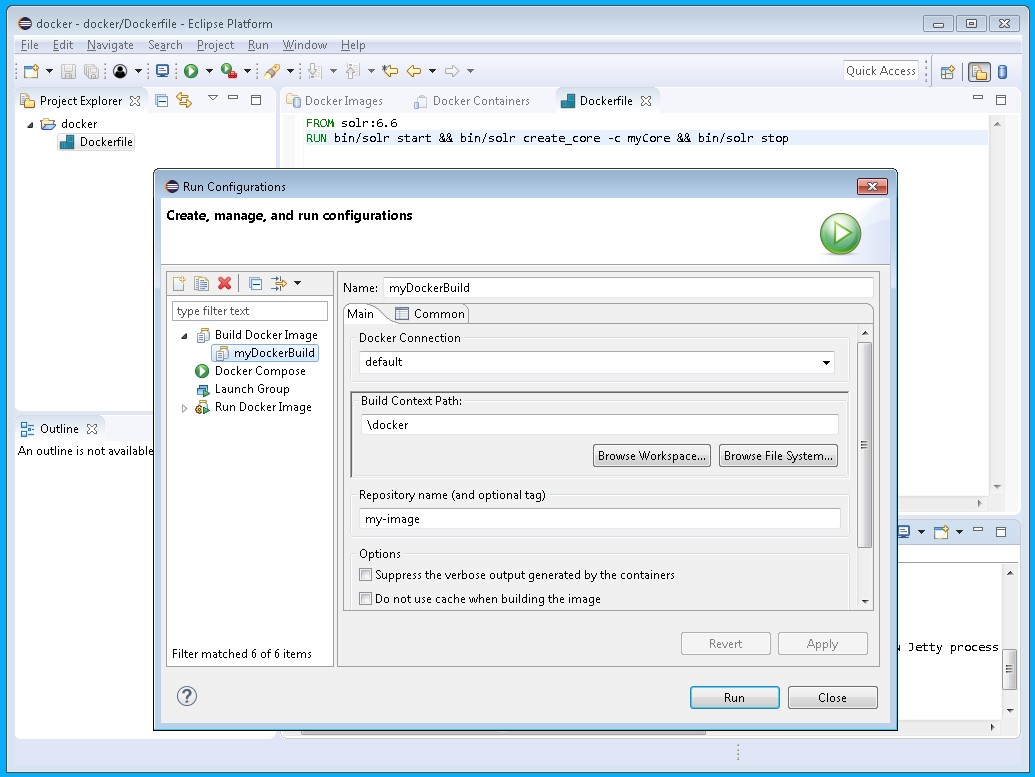 Eclipse Docker