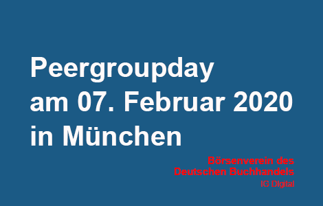 Peergroupday 2020 Peergroupday am 07.02.2020 in München