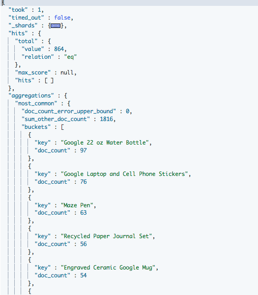 Ergebnis terms Aggregations-Funktion Ergebnis terms Aggregations-Funktion